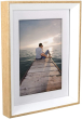 MALDEN Fashion Woods Beveled Edge White 5"x7" Frame