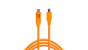 TETHERTOOLS TetherPro USB-C to 2.0 Mini-B 8 Pin 15" ORG