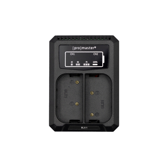 ProMaster Dually Charger - USB for OM System BLX-1