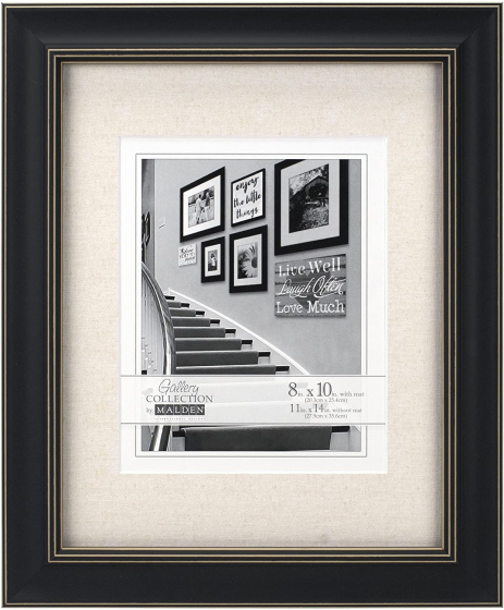 MALDEN Classic Barnside Black Frame with Mat 8"x10" / 11"x14"