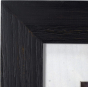 MALDEN Distressed Black Matted Wood 11"X14" Frame w/ 8"X10" Opening