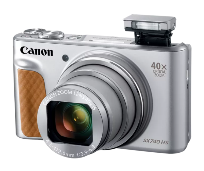 CANON PowerShot SX740 HS   SILVER 40X zoom   4K