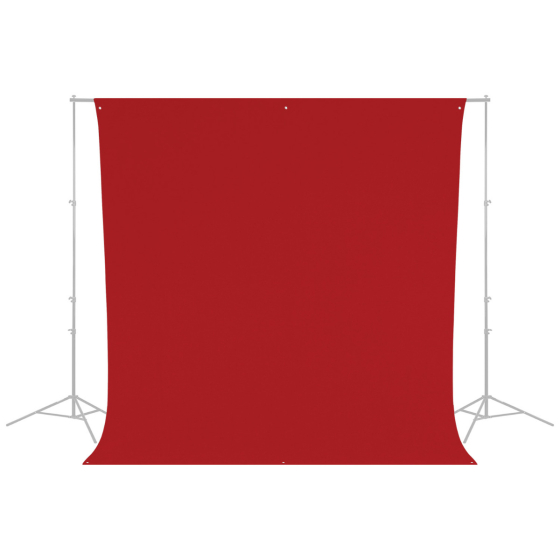 WESTCOTT Wrinkle-Resistant Backdrop - Scarlet Red (9' x 10')