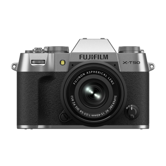 FUJIFILM X-T50 w/ XC 15-45mm F3.5-5.6 OIS PZ Lens Kit - SILVER