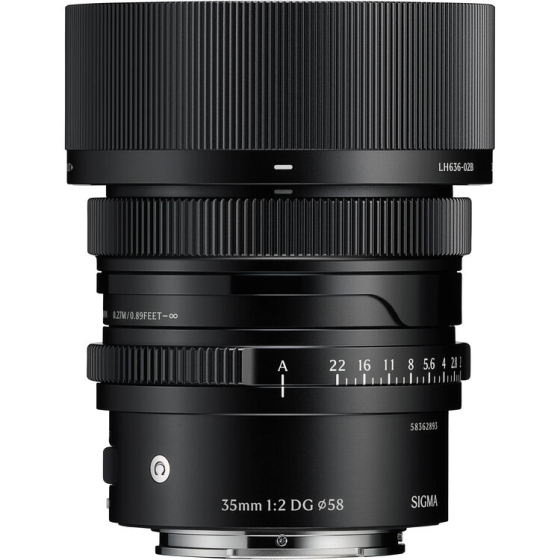 Sigma 35mm F2.0 DG II Contemporary I Series (Black) Sony E Mount