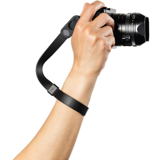 Peak Design Cuff Leather Camera Strap (Wrist, Black)