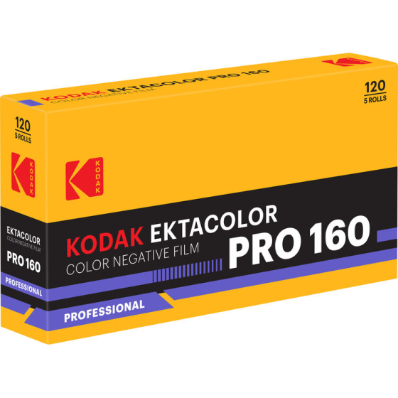 Eastman Kodak Ektacolor Pro 160 120 Film (5-Pack)