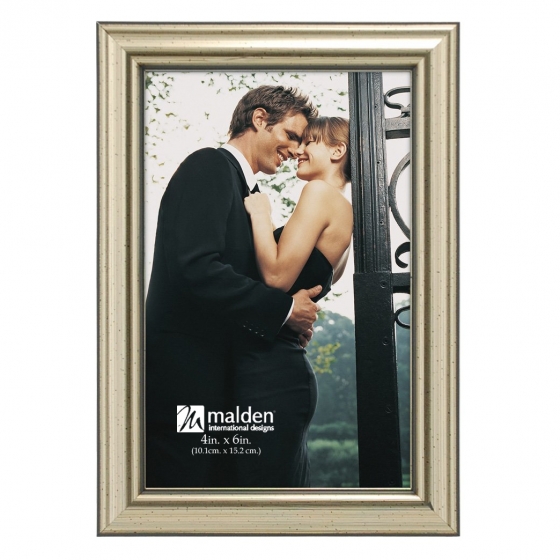 MALDEN Traditions Silver 4"x6" Frame