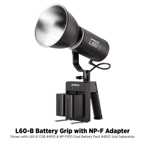 WESTCOTT L60-B/U60-B Battery Grip with NP-F Adapter
