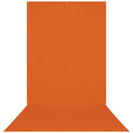 WESTCOTT X-Drop Wrinkle-Resistant Backdrop - Tiger Orange (5' x 12')
