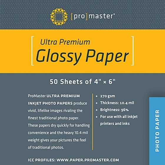 PhotoImage Pro Glossy Paper 4"x6" 50 Sheets