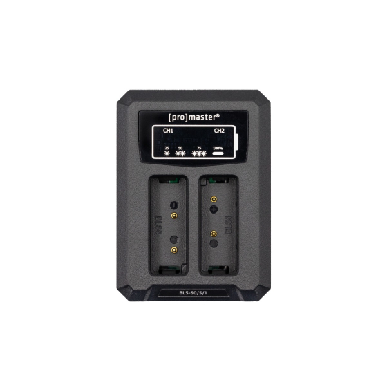 ProMaster Dually Charger - USB for OM System BLS-50