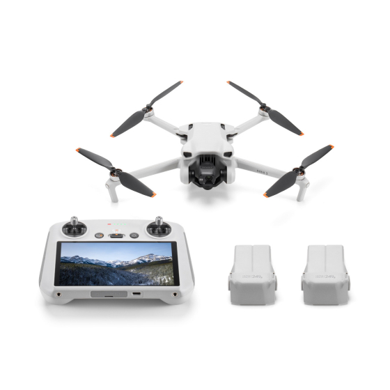 DJI Mini 3 Fly More Combo with DJI RC - Integrated High-Res Screen
