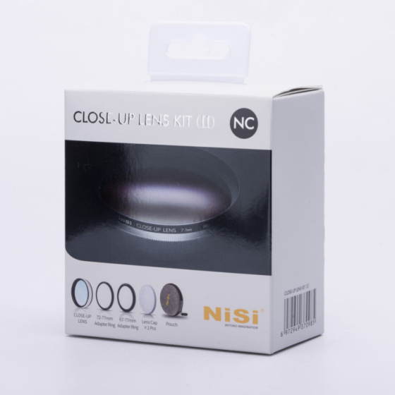 NISI Close Up Lens Kit NC 77mm II with 67 and 72mm adapters