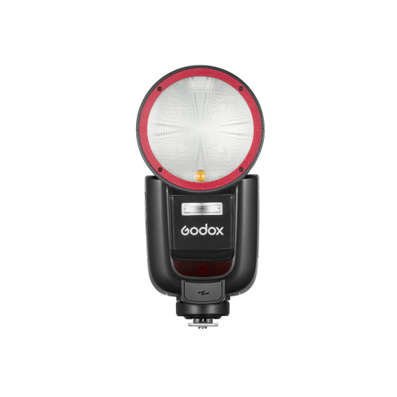 Godox V1Pro Round Head Camera Flash for Sony (Red Ring)
