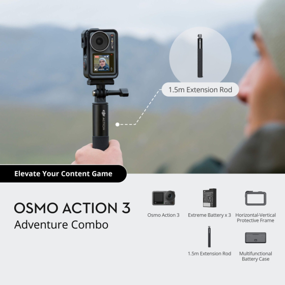 DJI Osmo Action 3 - Adventure Combo