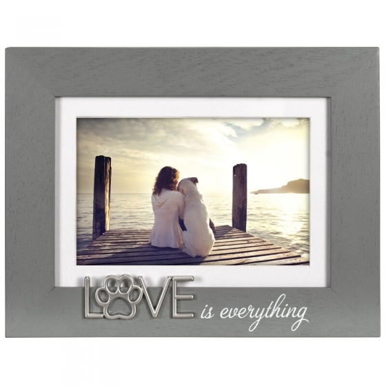 MALDEN "Love is Everything" Paw Print 4"x6" Frame
