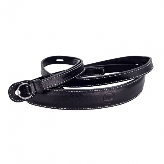 LEICA Neck Strap for Leica M & X Vario  Black Leather