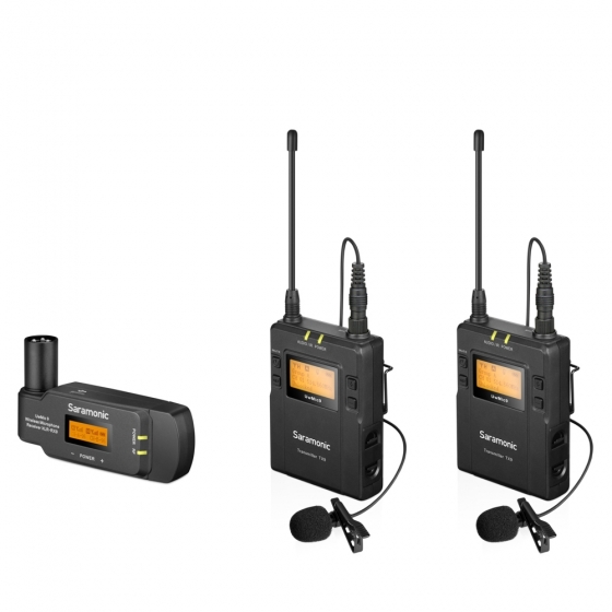 SARAMONIC UwMic9 TX9+TX9+RX+XLR9 Dual-Channel UHF Wireless Lav Mic