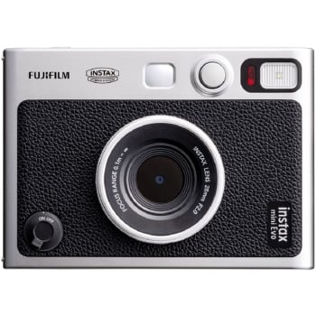 FUJIFILM INSTAX MINI EVO - Hybrid Instant Camera (Type-C) - Black