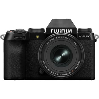 FUJIFILM X-S20 with XF 16-50mm F/2.8-4.8R LM WR Lens Kit (Black)