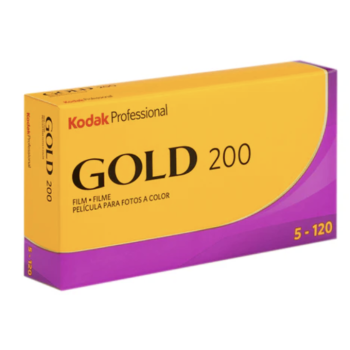 Eastman Kodak Gold 200 120 Film (5 Pack)