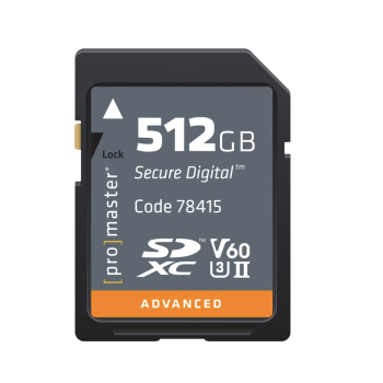 ProMaster SDXC Advanced UHS-II V60 Memory Card - 512GB