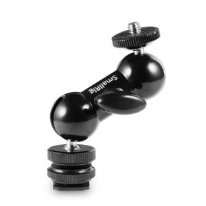 SMALLRIG Double Ball Heads w/ Cold Shoe and Thumb Screw SR_1135