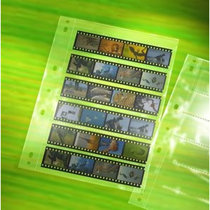 CLEARFILE Neg. Pages 25 pack 35mm   6 strips of 4 frames