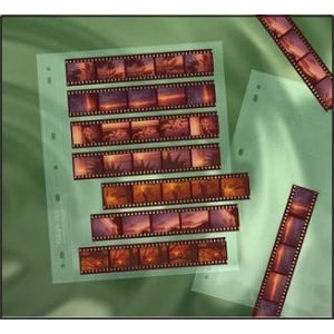CLEARFILE Neg. Pages 100 pack 35mm   7 strips of 5 frames