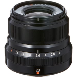 Fuji 23mm XF f2 R LM WR Lens for X series - Black