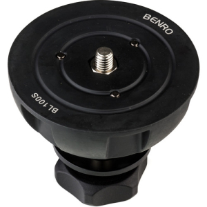 BENRO 100mm Half Ball Adapter w/ Short Tie Down Handle.