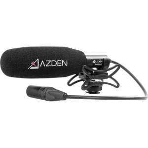AZDEN Compact Cine Mic with 13" XLR Output Cable SGM-250CX