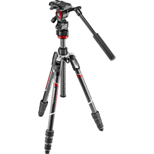 MANFROTTO Befree Live Carbon Fiber Twist-lock Tripod & Video Head