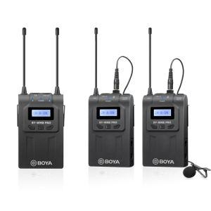 BOYA UHF Dual Channel Wireless Microphone Kit