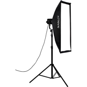 NANLITE Asymmetrical Stripbank Softbox with Bowens Mount 18x43in