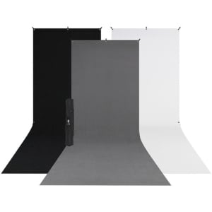 WESTCOTT X-Drop 3-Pack Sweep Backdrop Kit 5'x12'