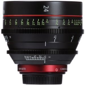 CANON CN-E 24mm T1.5 L F Cinema Prime Lens (EF Mount)