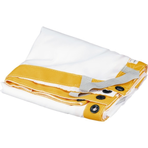 MATTHEWS 12'x12'Artificial Silk Overhead White