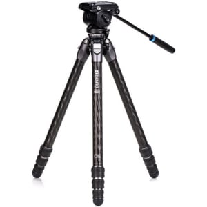 BENRO Tortoise Columnless Carbon Three Series Tripod w/ S4PRO Head