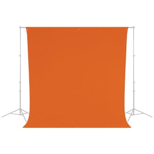 WESTCOTT Wrinkle-Resistant Backdrop - Tiger Orange (9' x 10')