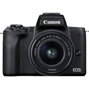 CANON EOS M50 Mark II Mirrorless Camera with 15-45mm Lens (Black)