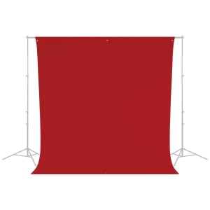 WESTCOTT Wrinkle-Resistant Backdrop - Scarlet Red (9' x 10')