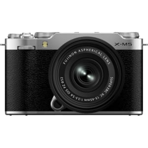 Fujifilm X-M5 Body, Silver w/ 15-45 f/3.5-5.6 OIS PZ Lens Kit (Japan)