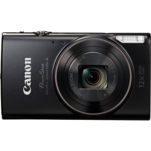 Canon ELPH 360 HSA Point & Shoot (Black)