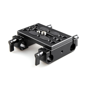 SMALLRIG Mounting Plate with 15mm Rod Clamps