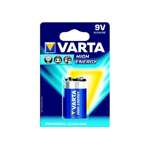 Battery: 9 Volt / 9V (Single)