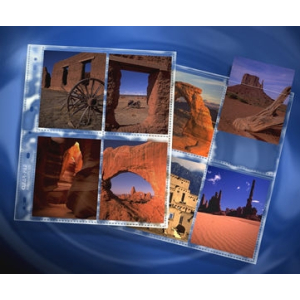 CLEARFILE Print Pages 25 pack Holds 8   4"x5"