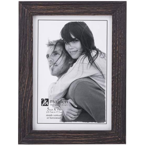 MALDEN Linear Rough Black 5"X7" Frame