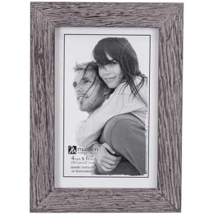 MALDEN Linear Gray Ridge 4"x6" Frame